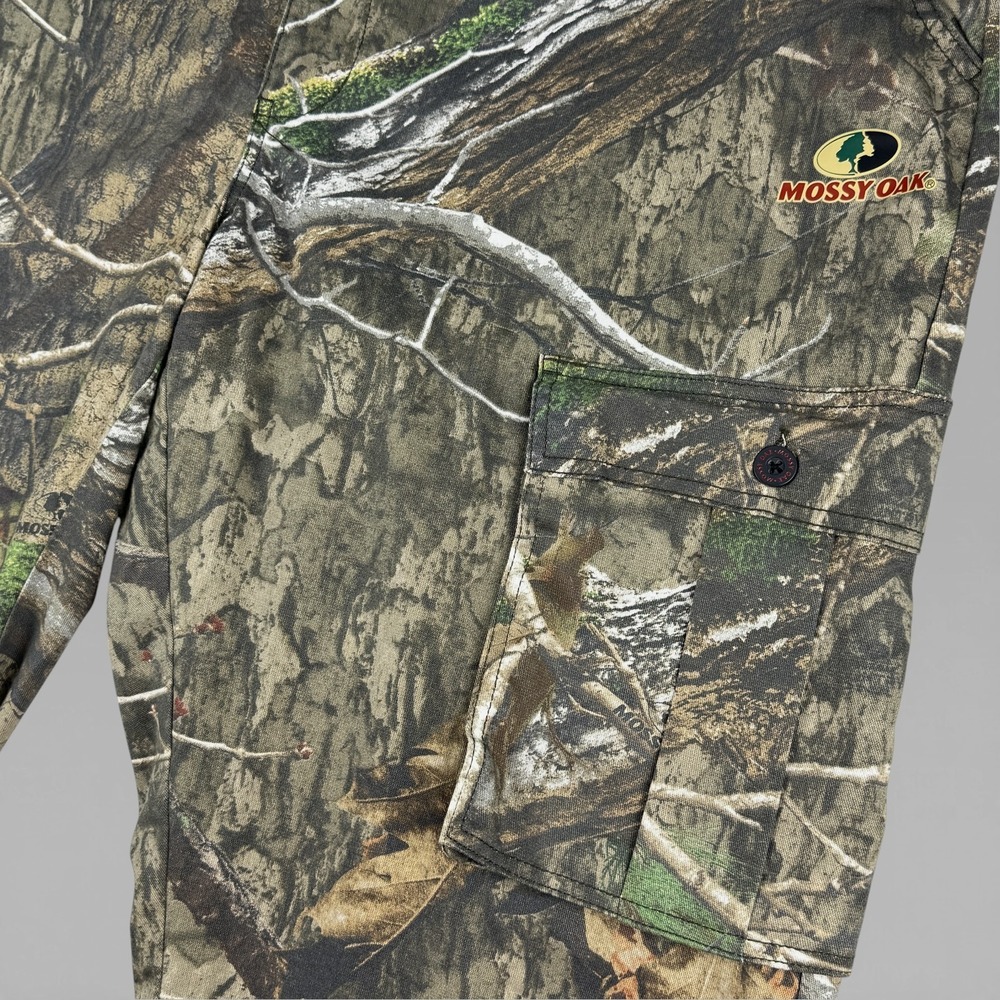 MOSSY OAK Cargo Pants Mens XXL Camo Country DNA Hunting Outdoor - Picture 4 of 10